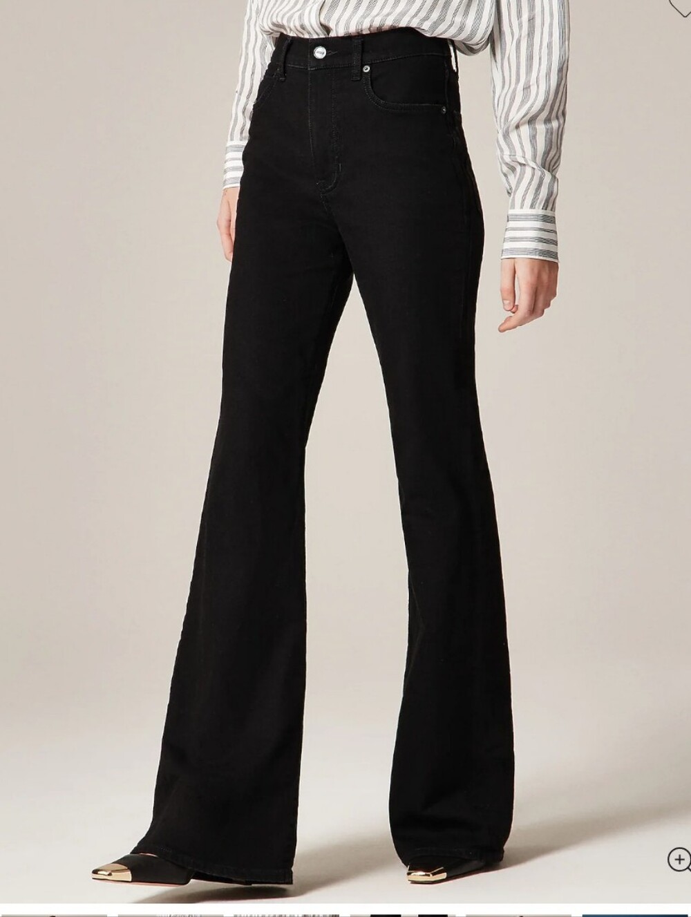 J Crew Vintage flare jean CN352 Size 27 NWT Black